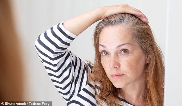 Going gray could reflect someone's natural defense capabilities against cancer, according to a new study (Stock image)