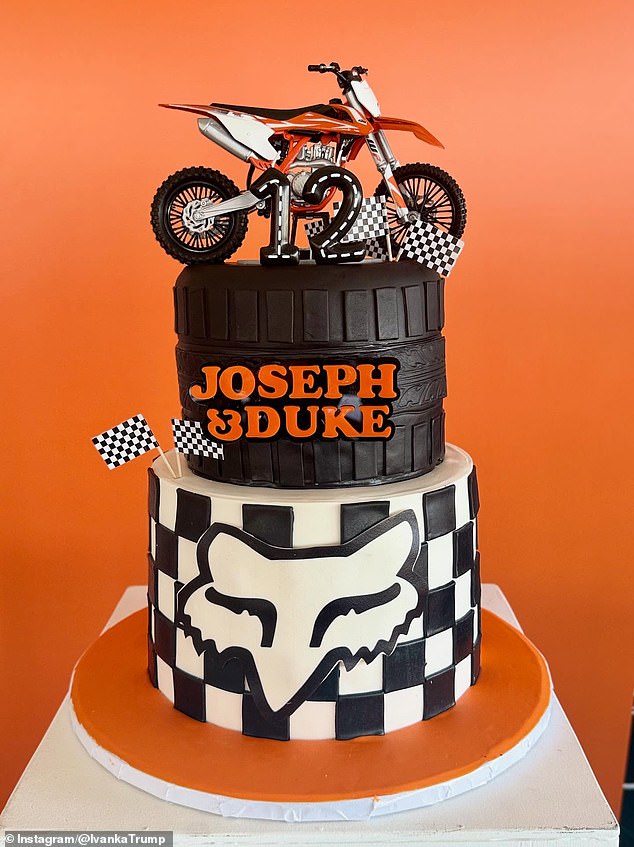 Fans flooded the comments with birthday wishes for Joseph, with some applauding the mom for throwing a joint birthday, noting the cake read: 'Joseph and Duke'