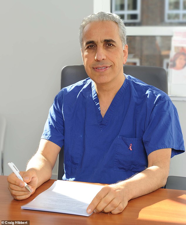 Professor Kefah Mokbel said data suggests that 'viral infections can influence cancer recurrence and spread'