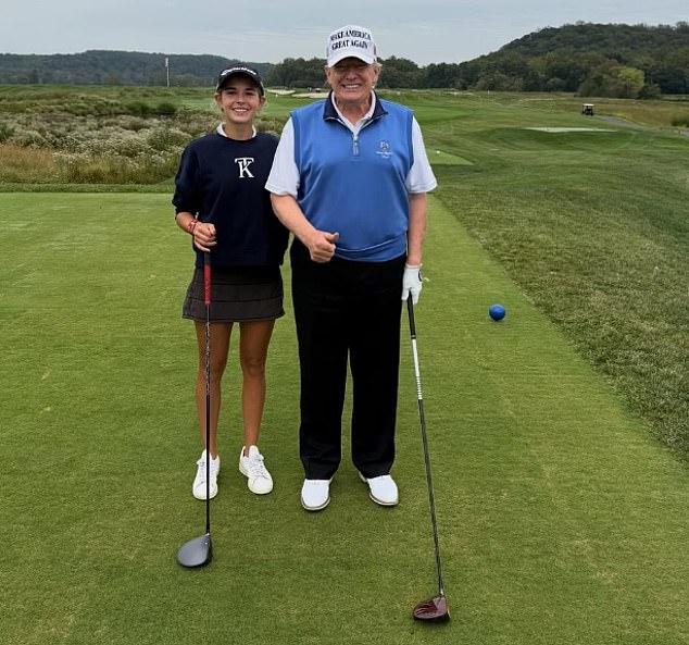Kai Trump, the teenage granddaughter of Donald Trump, will make her LPGA debut next month