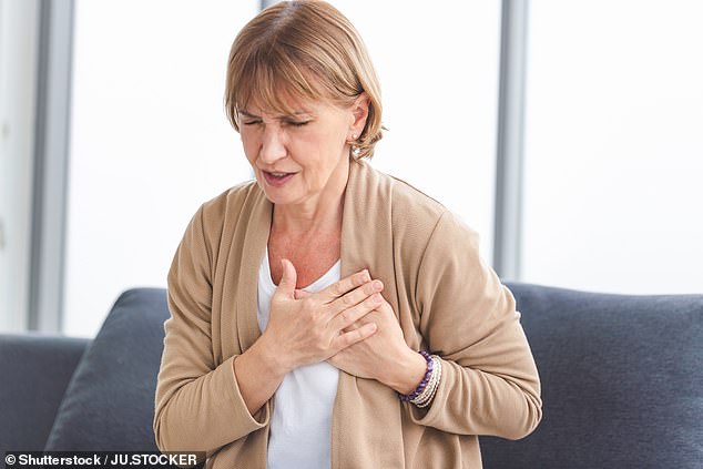 Researchers found a link between having a poor sense of smell as an older person with a higher risk of developing CHD (file photo)