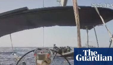 Final boat of 42-strong pro-Palestinian flotilla intercepted by Israel | Gaza flotilla