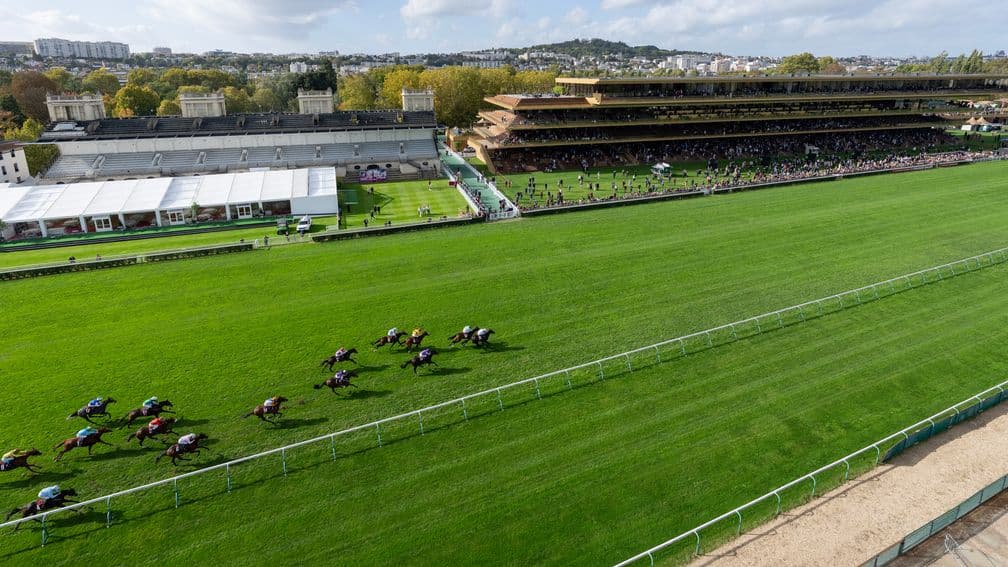 The scene at Longchamp on Saturday