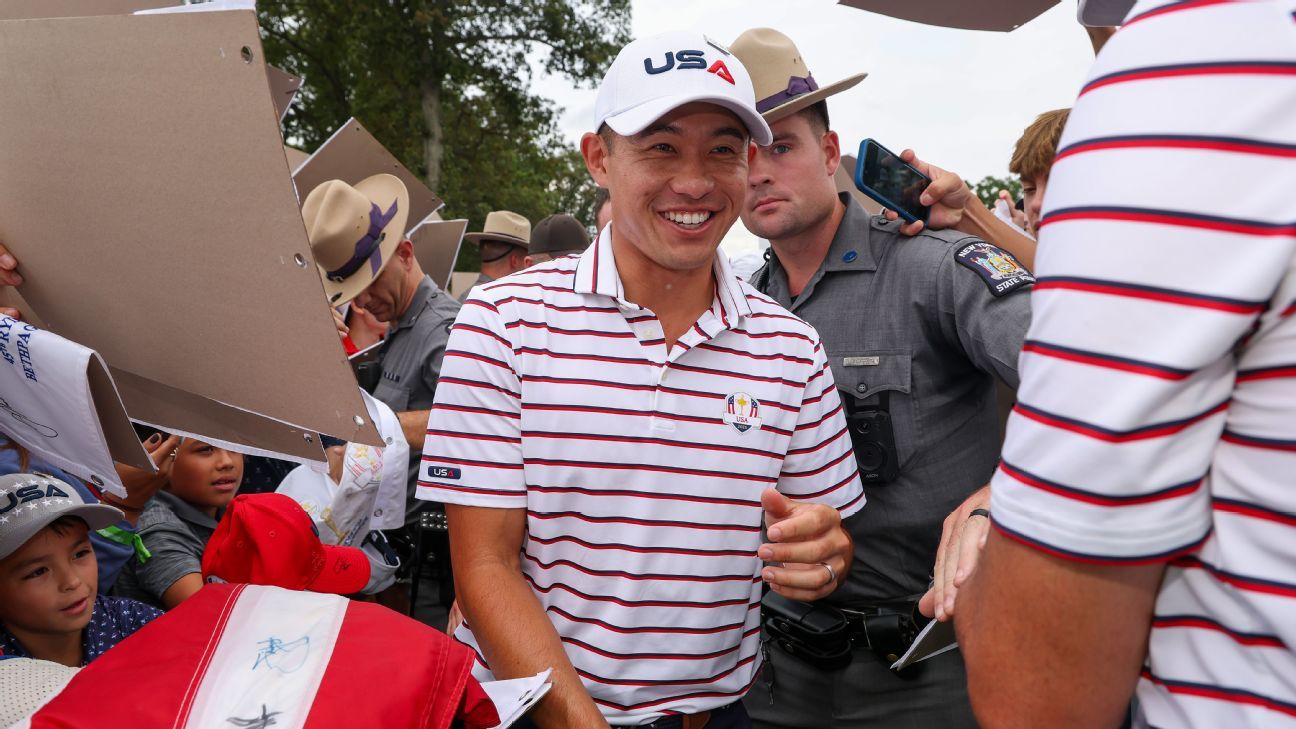 Collin Morikawa doesn't believe he incited Ryder Cup crowds