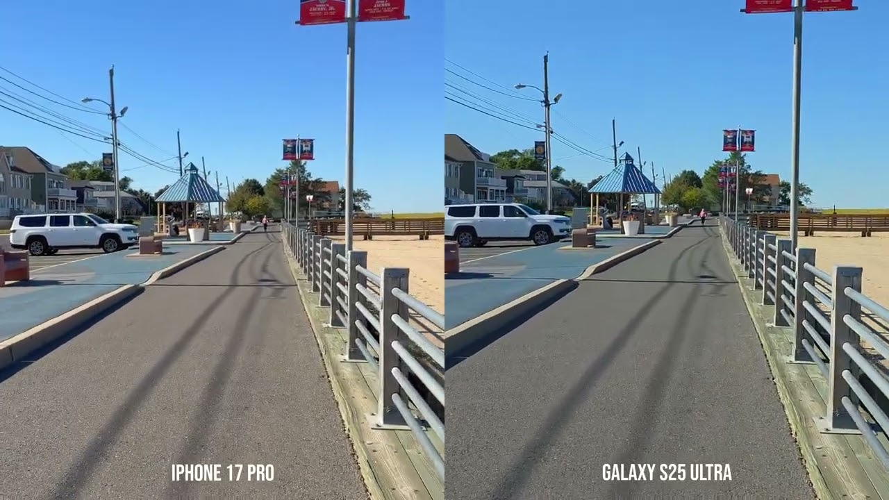 Stabilization: iPhone 17 Pro vs. Galaxy S25 Ultra - YouTube