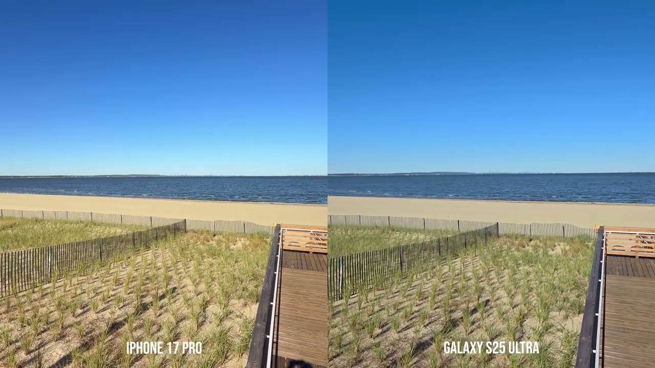 Ultrawide: iPhone 17 Pro vs. Galaxy S25 Ultra - YouTube