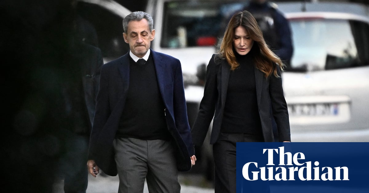 Nicolas Sarkozy enters prison to begin five-year sentence over criminal conspiracy | Nicolas Sarkozy