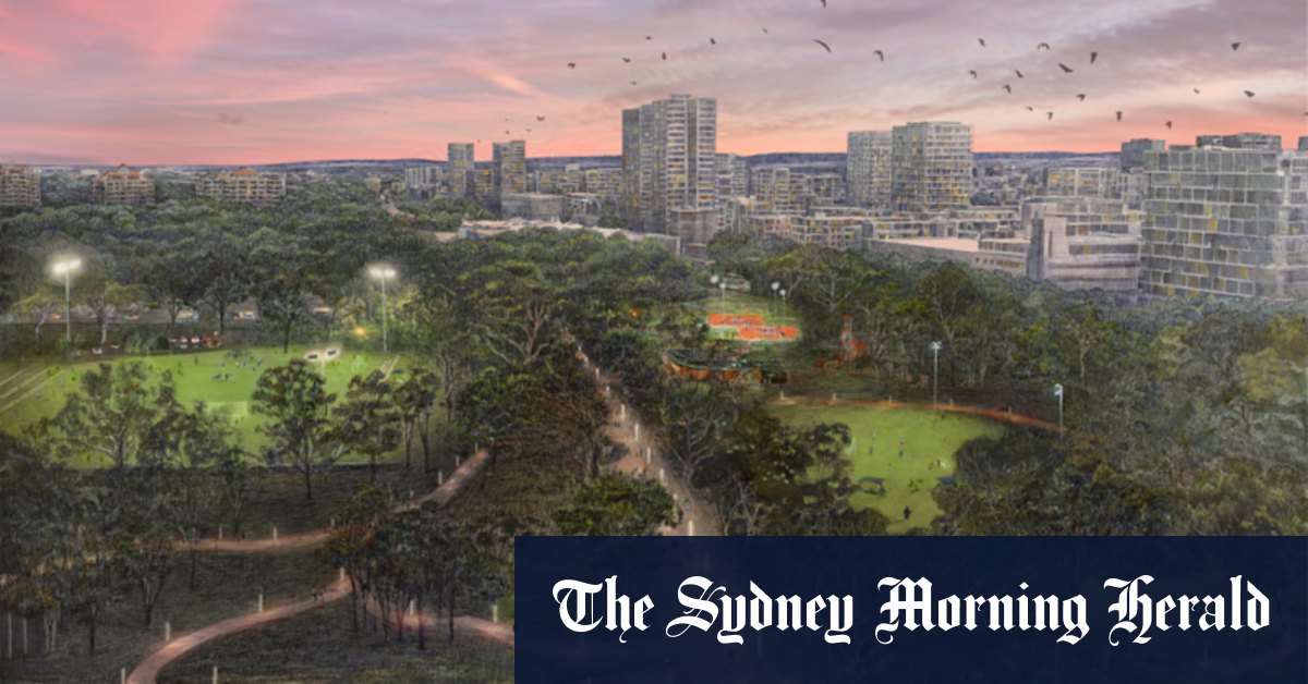 First look at the $50m plan to slice Moore Park golf course in half for public park, sporting fields