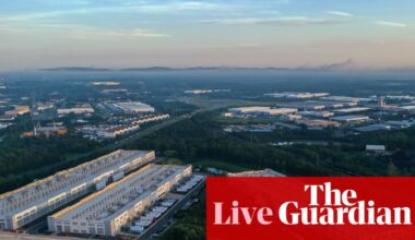 Amazon shares surge as AI boom fuels cloud growth; Nvidia boss says selling chips in China is Trump’s call – as it happened | Business