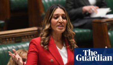 Man jailed after sending more than 100 ‘menacing’ messages to Labour MP | UK news