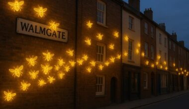 York: New illuminated artwork set for historic city street