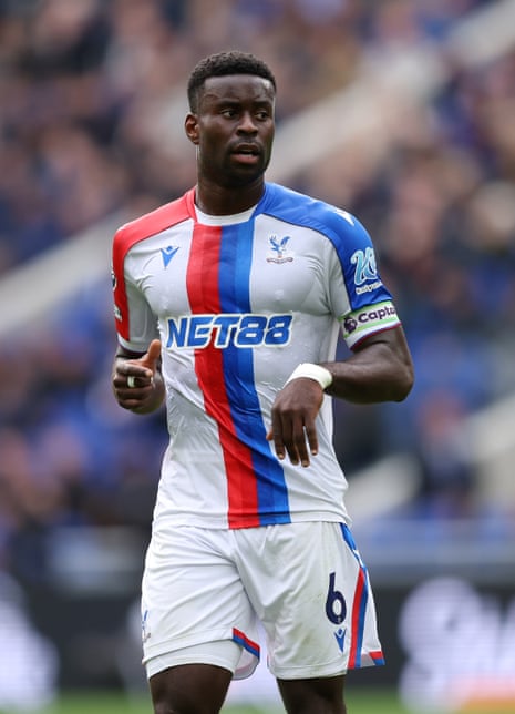 Marc Guehi during a match for Crystal Palace