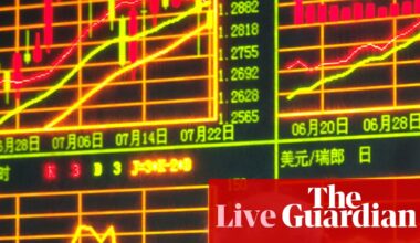 US dollar on track for worst week since August amid trade tensions – business live | Business