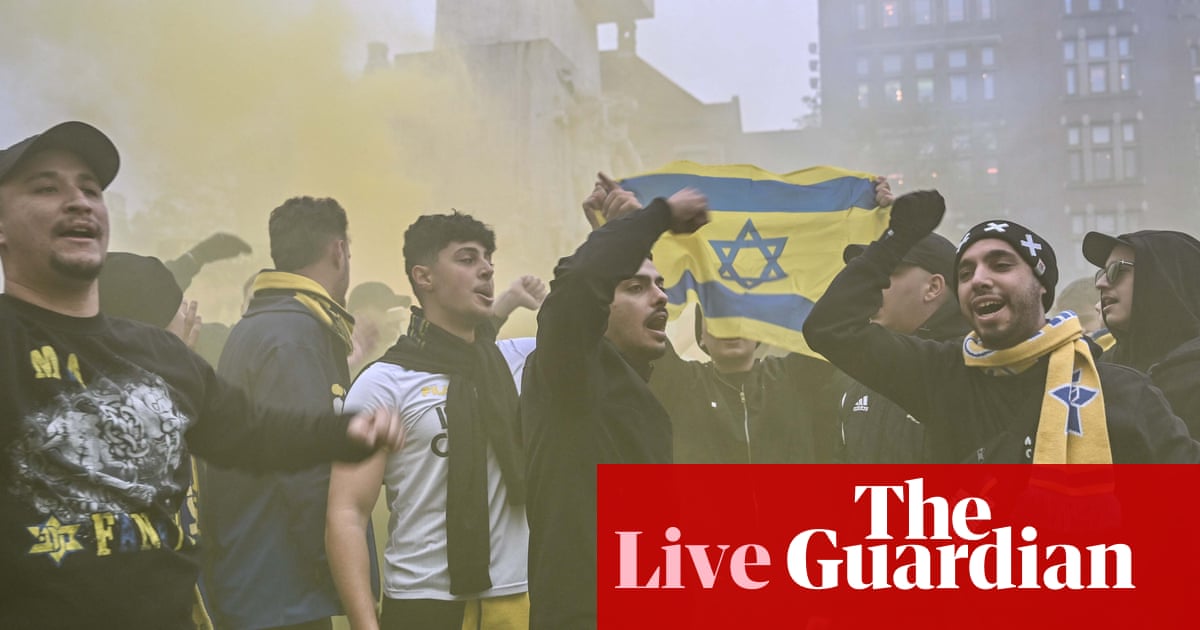Ministers to explore reversing ban on Maccabi Tel Aviv fans attending UK match after PM’s criticism – politics live | Politics