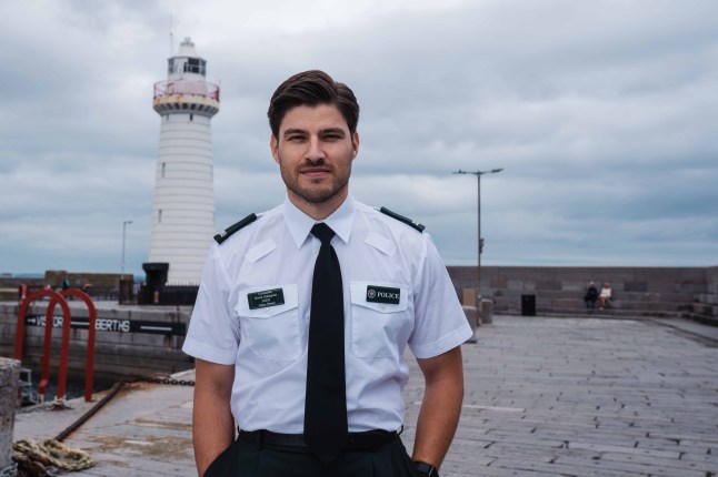 Cameron Cuffe as Donal in Hope Street, pictured at the Port Devine lighthouse