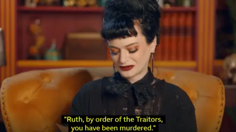 Ruth Codd being murdered on Traitors