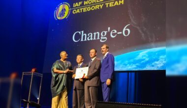 China's Chang'e-6 mission team wins IAF World Space Award - news.cgtn.com