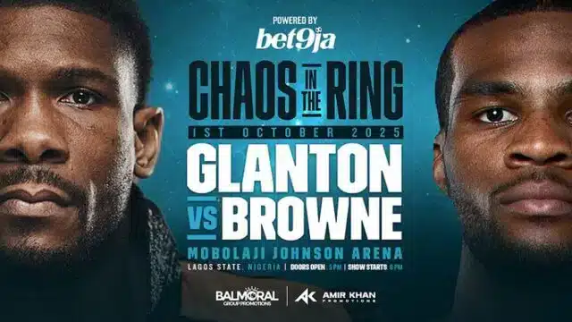 Image: Boxing Results: Glanton Rocks Lagos - Browne Quits After Six