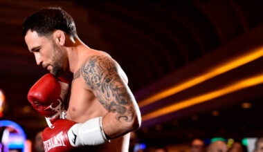 Frankie Edgar boxing training