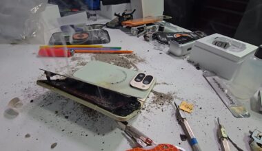 A durability test performed on the Pixel 10 Pro Fold has its battery catch fire