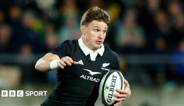 Beauden Barrett in All Blacks training