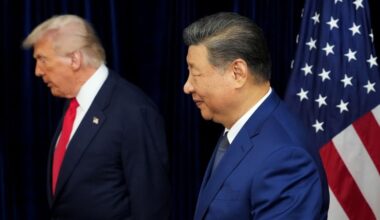 China’s Xi in the limelight at APEC summit with Trump conspicuous by his absence