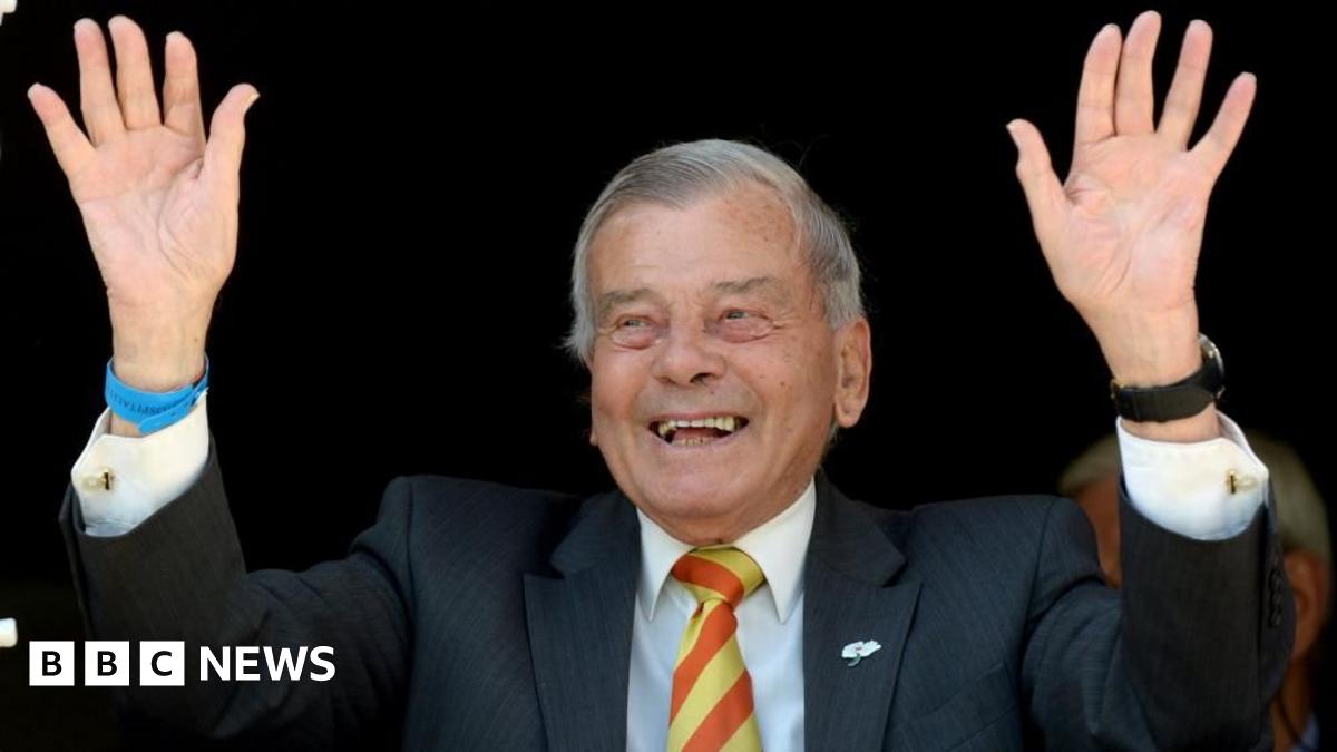 Funeral for legendary cricket umpire Dickie Bird in Barnsley