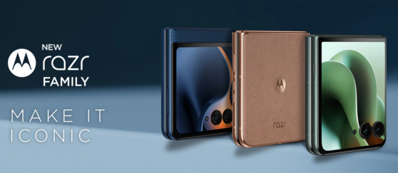 Motorola's foldable phone series Razr [SCREEN CAPTURE]