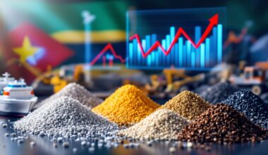 Kenmare Resources mineral sands with demand chart.
