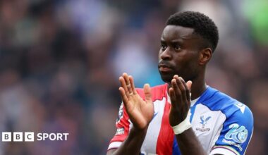 Sam Surridge celebrates