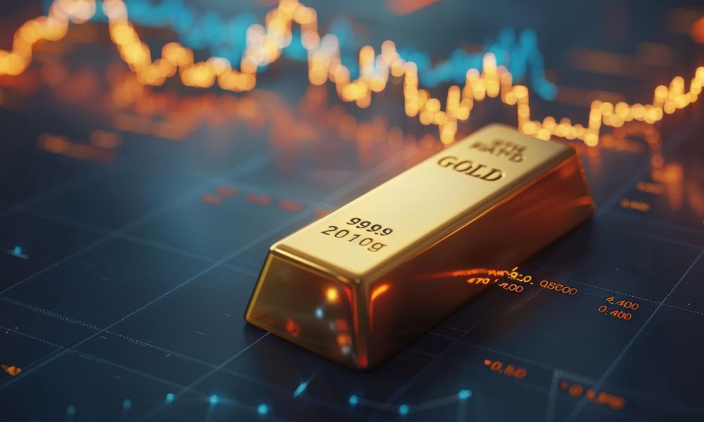 Gold holds drop as traders focus on US-China trade, credit woes
