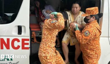 Tsunami threat passes in Philippines and Indonesia after powerful quake, warning agency says