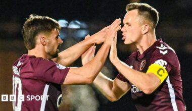 Hearts' next five games