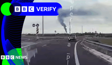 BBC Verify Live: Assessing reports of Crimea strike and attack on Zelensky's home city