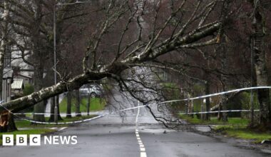 Storm Amy upgraded to amber warning