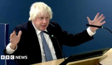 Covid inquiry live updates: Boris Johnson gives evidence