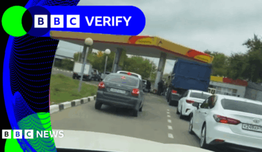 BBC Verify Live: Assessing the impact Ukrainian strikes are having on Russia's fuel supplies