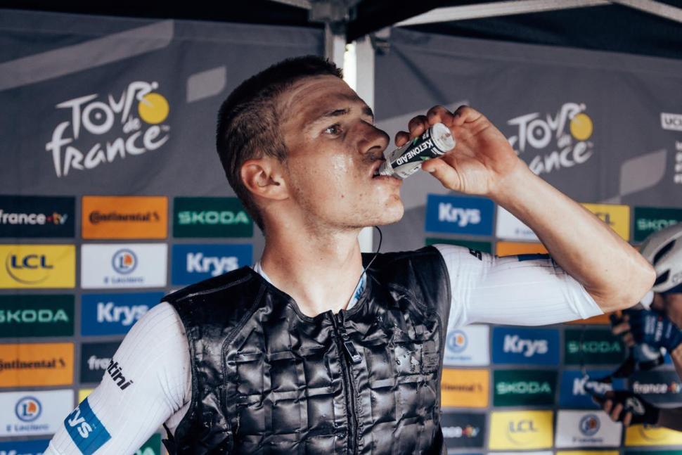 Remco Evenepoel uses ketone supplement at 2024 Tour de France