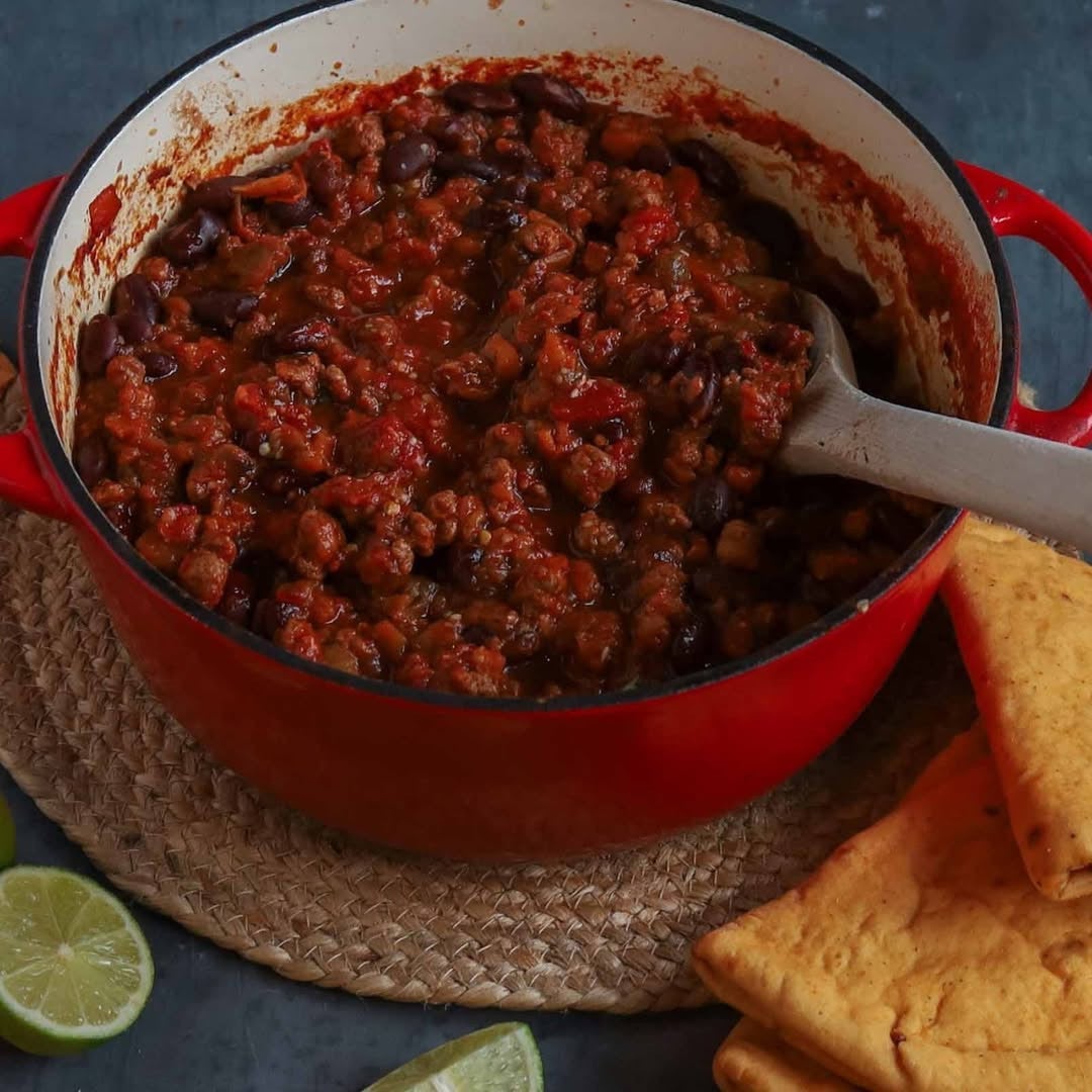 Smoky, rich and deeply satisfying, this chilli proves plant-based comfort food can still pack serious depth and indulgence