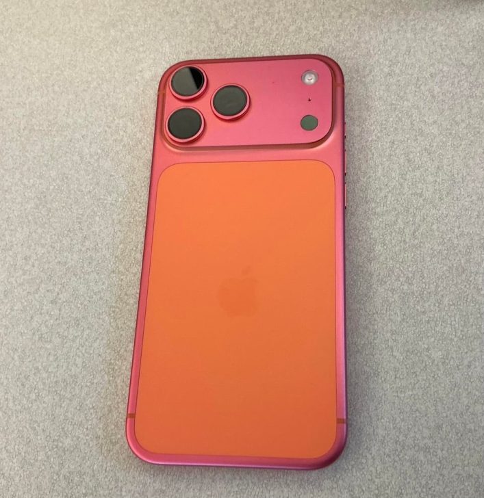 iPhone 17 Pro Max orange color
