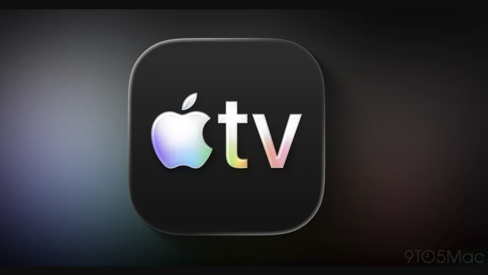 The redesigned Apple TV logo