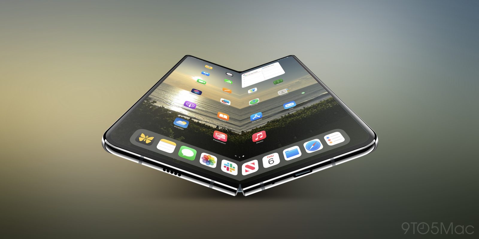 iPhone Fold render