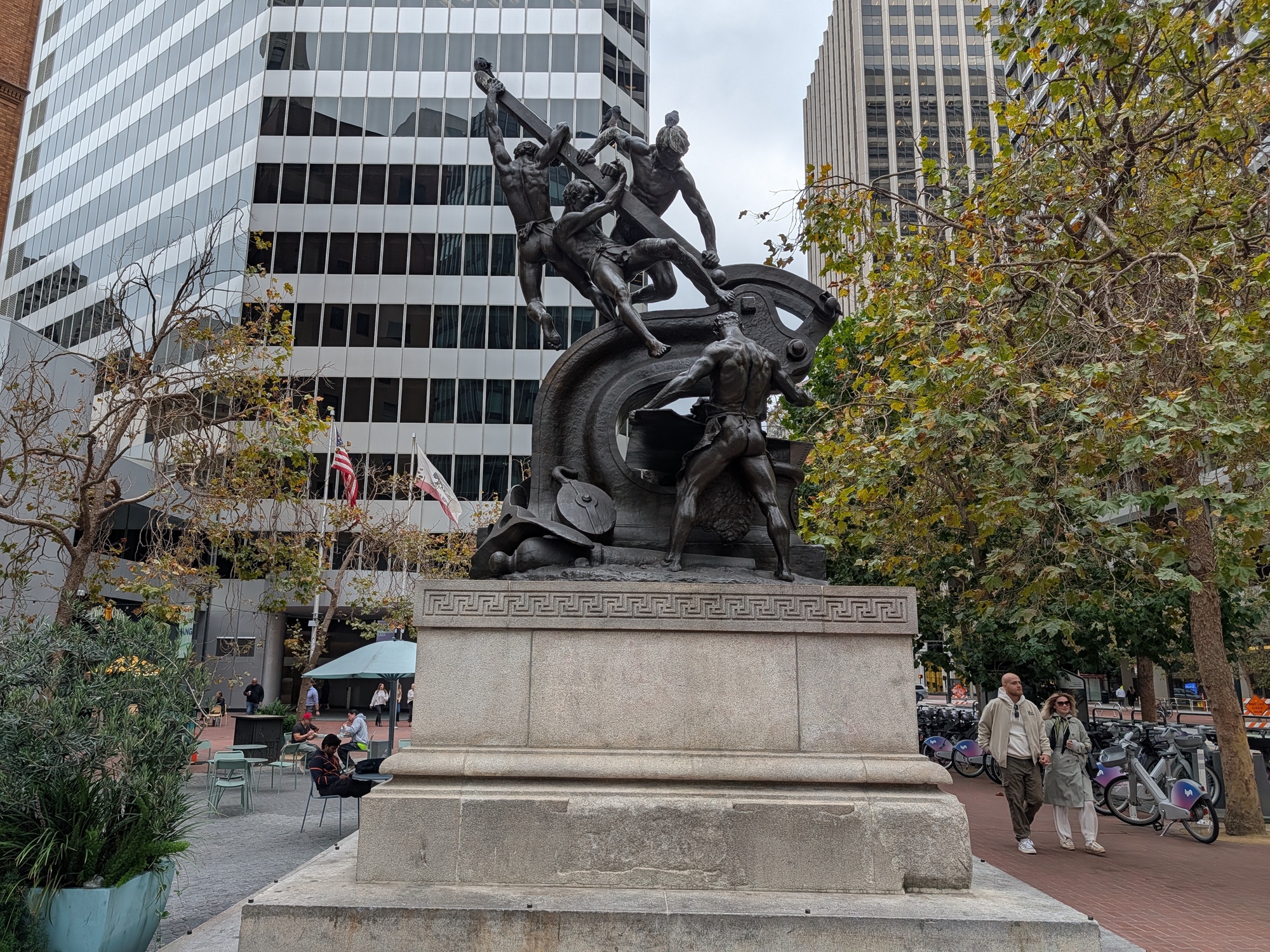 Plumber statue shot by Pixel 10 Pro