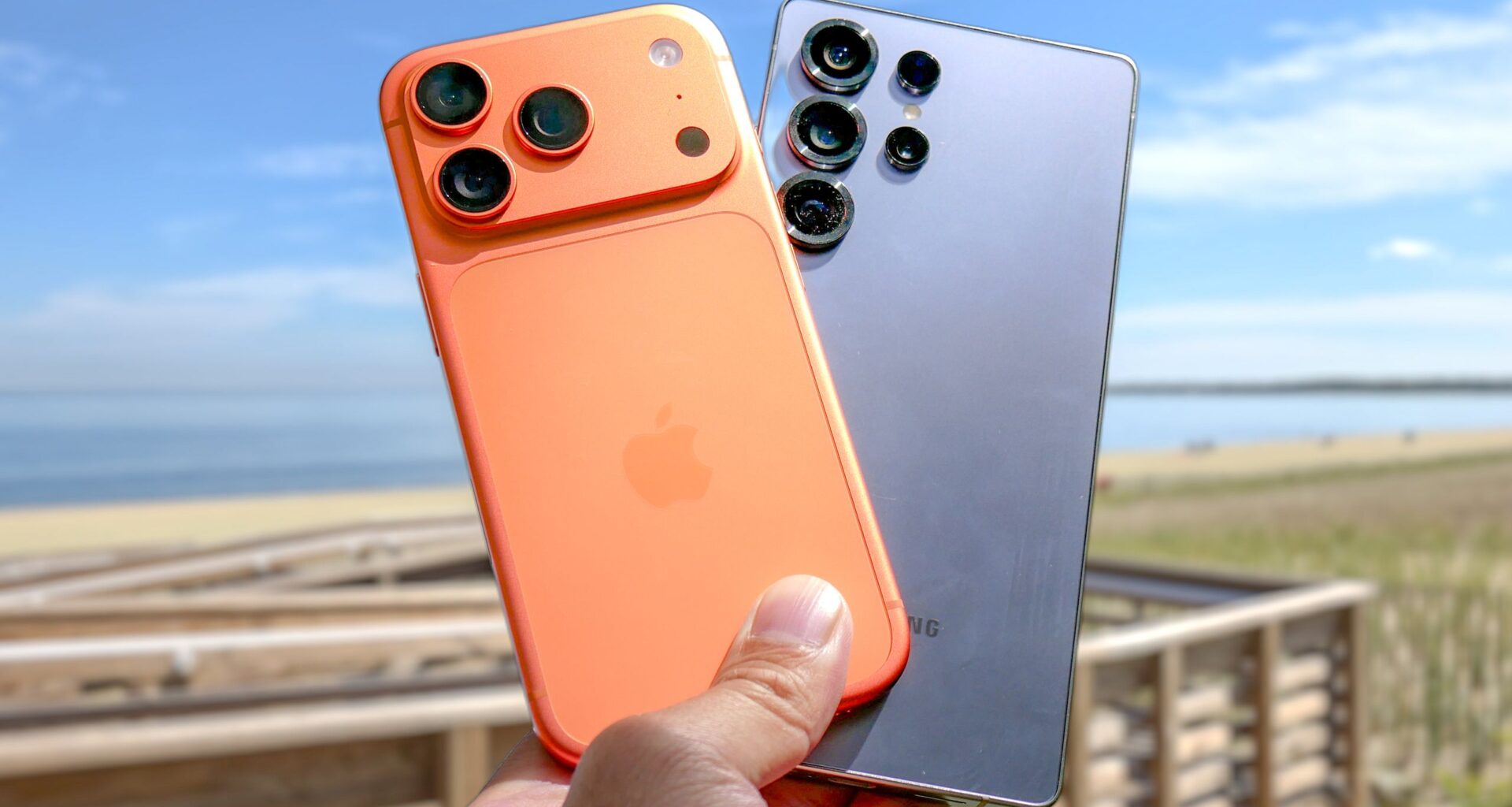 I took the iPhone 17 Pro vs Galaxy S25 Ultra to the beach for a video camera shootout — here’s the winner