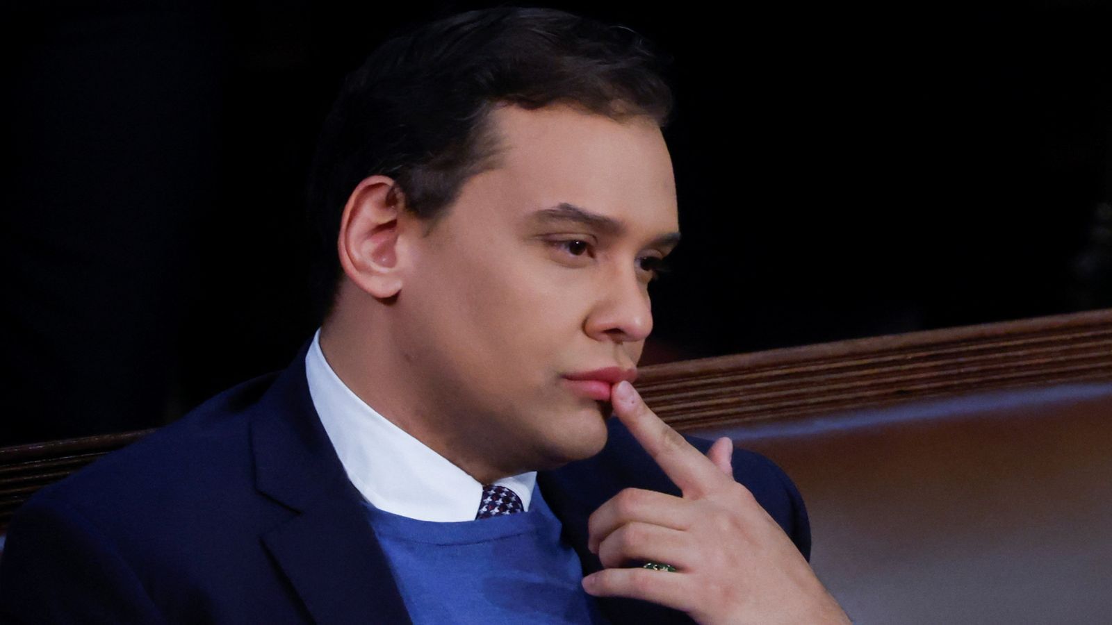 George Santos in the House of Representatives in January 2023. Pic: Reuters