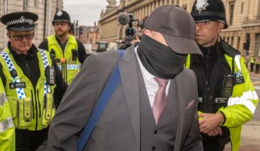 Robert Bush arrives at Hull Crown Court. Pic: PA