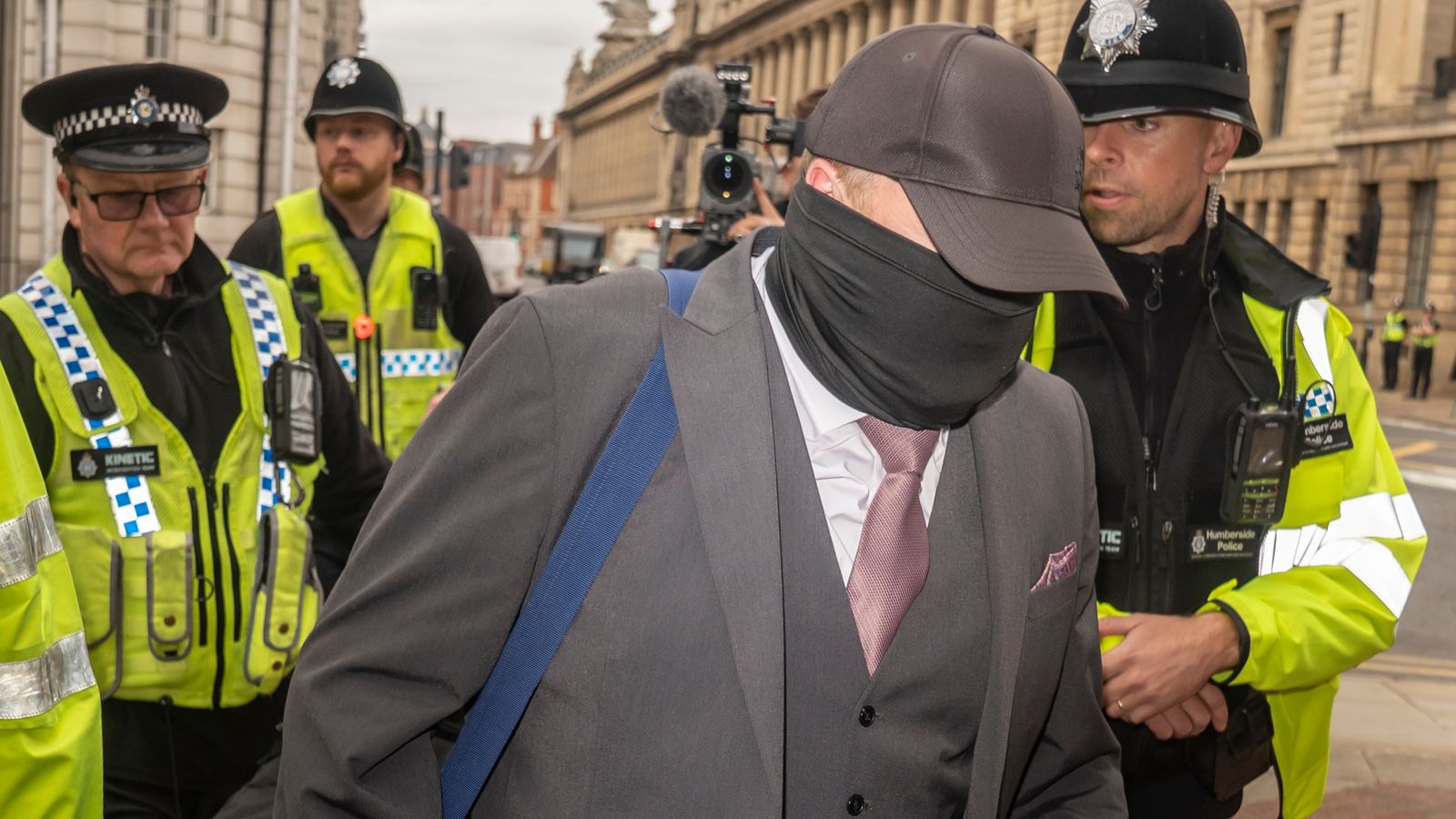 Robert Bush arrives at Hull Crown Court. Pic: PA