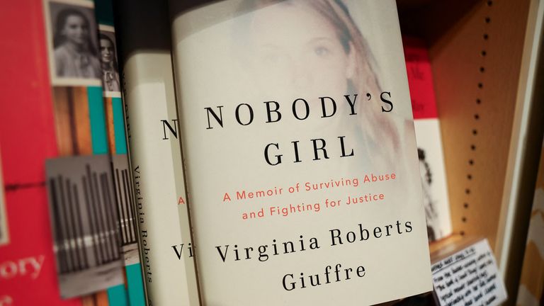 Virginia Giuffre's posthumous memoir was released today. Pic: Reuters