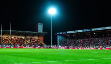 Saturday's Super League play-off semi-final between Hull KR and St Helens took place at Sewell Group Craven Park in Hull (SWPix.com)