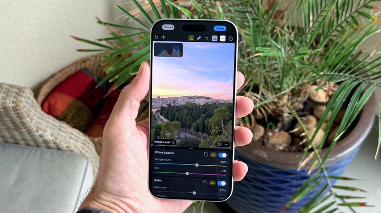 Photomator for iPhone lets you edit HDR photos and improve them with machine learning